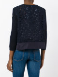 star embroidered cardigan