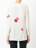 floral-print shirt