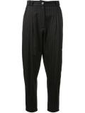 pinstripe baggy trousers