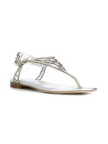 crystal embellished sandals