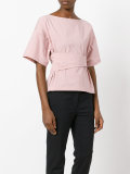belted top
