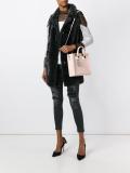 sleeveless fur coat