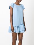 asymmetric hem mini skirt