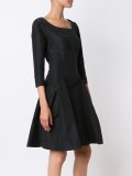 flared scoop neck dress