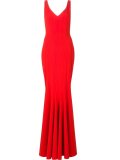 v-neck gown 