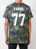 'Kanye 77'迷彩T恤