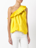 ruffled trim top 