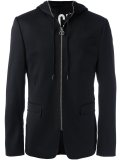 hooded blazer