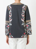 floral embroidered jacket 