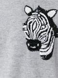 'Embellished Zebra Head Alex' T恤