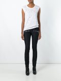 'stars' cut-off detailing T-shirt