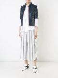 half sleeve zipped jacket