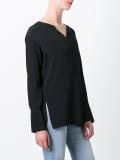 v-neck blouse 
