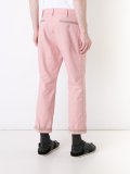 square pattern trousers