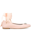 #findmeinwonderland lace-up ballerinas
