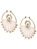 panelled earrings