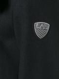 buttoned hooded coat