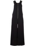 front zip sleeveless jumpsuit