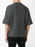 shortsleeved V-neck jumper