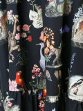 nature print pleated skirt 