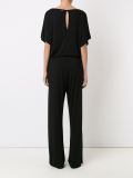 deep v-neck jumpsuit