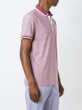 contrast trim polo shirt