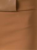 leather panels trousers