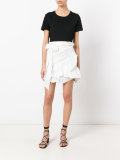 Aurora ruffled mini skirt