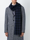 checked scarf