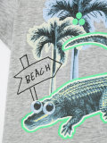 tropical print T-shirt 