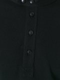 'Shoreham' collarless polo shirt