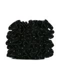 ruffled crossbody bag