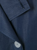 draped collar coat