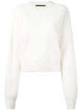 elongated sleeves jumper