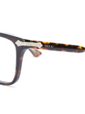 embossed titanium square glasses