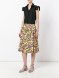 floral print skirt 