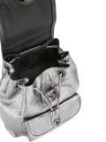 metallic drawstring backpack