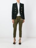 'Golden Arrow' cropped military trousers