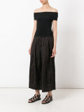 wide leg cropped pants
