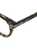 tortoiseshell oval glasses