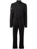 high neck belted jumpsuit