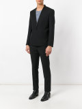 PYTHON-EFFECT SHAWL COLLAR JACKET