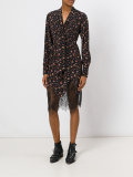 floral pintuck peasant dress