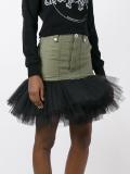 tulle hem skirt