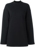 tied detailing flared sweatshirt