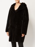 reversible hooded coat