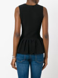 frill hem blouse