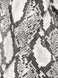 snakeskin effect tote