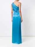one shoulder gown