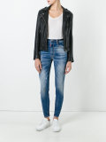 distressed skinny jeans